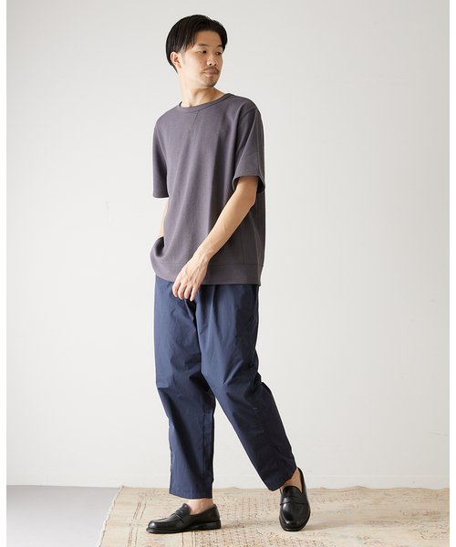 417 EDIFICE(フォーワンセブンエディフィス)の「ブークレーダンボールスウェットTシャツ(Tシャツ/カットソー・メンズ・ホワイト/チャコールグレー/ベージュ/オレンジ/グリーン・SMALL/MEDIUM/LARGE)」の8枚目の写真