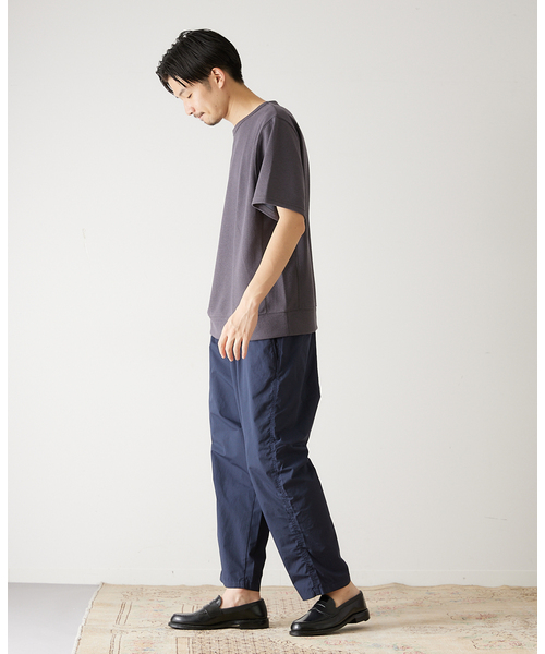 417 EDIFICE(フォーワンセブンエディフィス)の「ブークレーダンボールスウェットTシャツ(Tシャツ/カットソー・メンズ・ホワイト/チャコールグレー/ベージュ/オレンジ/グリーン・SMALL/MEDIUM/LARGE)」の9枚目の写真