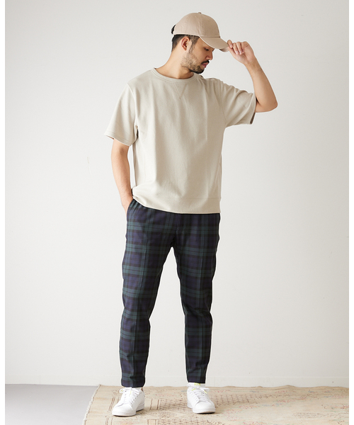 417 EDIFICE(フォーワンセブンエディフィス)の「ブークレーダンボールスウェットTシャツ(Tシャツ/カットソー・メンズ・ホワイト/チャコールグレー/ベージュ/オレンジ/グリーン・SMALL/MEDIUM/LARGE)」の14枚目の写真