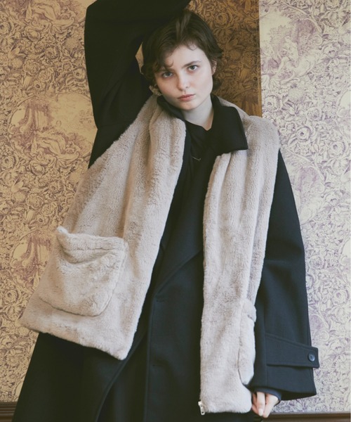 ln fortis(ロンフォルティス)の「ln fortis -ミドルレングスファーベスト(ベスト・メンズ・ブラウン/ブルー・FREE)」の11枚目の写真