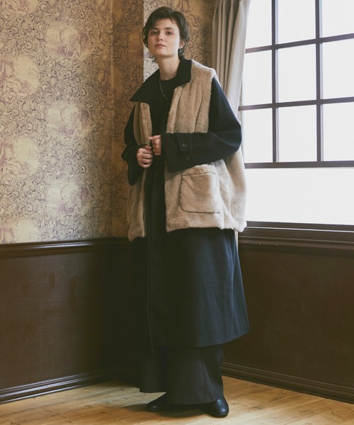 ln fortis(ロンフォルティス)の「ln fortis -ミドルレングスファーベスト(ベスト・メンズ・ブラウン/ブルー・FREE)」の18枚目の写真