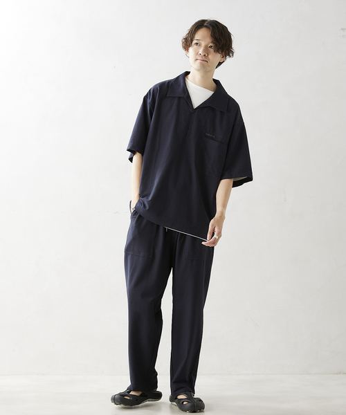 JOURNAL STANDARD relume（ジャーナルスタンダード　レリューム）の「EDOMOND/COOL TOUCH ベイカーパンツ（その他パンツ・メンズ・オリーブ/ブラック系その他/ベージュ系その他・MEDIUM/LARGE）」の5枚目の写真