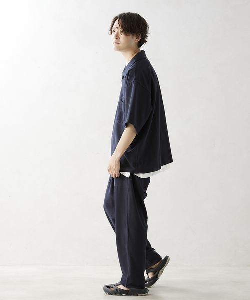 JOURNAL STANDARD relume（ジャーナルスタンダード　レリューム）の「EDOMOND/COOL TOUCH ベイカーパンツ（その他パンツ・メンズ・オリーブ/ブラック系その他/ベージュ系その他・MEDIUM/LARGE）」の10枚目の写真
