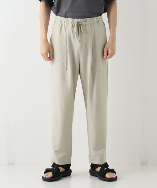 JOURNAL STANDARD relume（ジャーナルスタンダード　レリューム）の「EDOMOND/COOL TOUCH ベイカーパンツ（その他パンツ・メンズ・オリーブ/ブラック系その他/ベージュ系その他・MEDIUM/LARGE）」の21枚目の写真