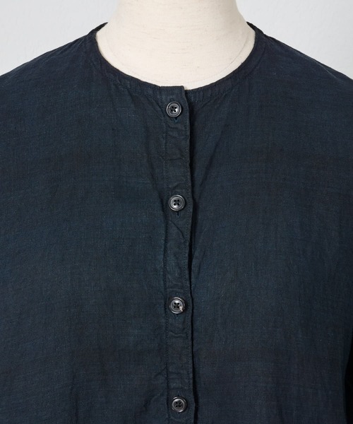 BEARDSLEY（ビアズリー）の「奄美泥藍染ブラウス（シャツ/ブラウス・レディース・インディゴブルー・FREE）」の16枚目の写真