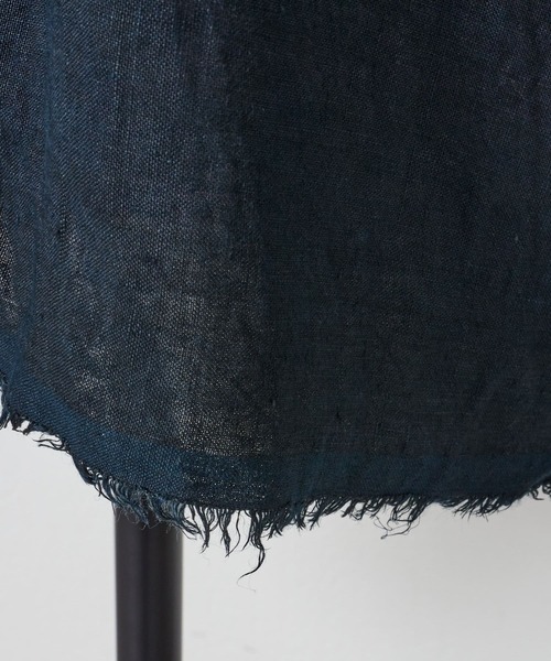 BEARDSLEY（ビアズリー）の「奄美泥藍染ブラウス（シャツ/ブラウス・レディース・インディゴブルー・FREE）」の20枚目の写真