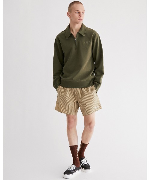 Saturdays NYC（サタデーズ ニューヨークシティ ）の「Mott Fundamental Quarter Zip（Tシャツ/カットソー・メンズ・ブラック/オリーブ・XL/L/S/M/X-SMALL/XXL）」の16枚目の写真