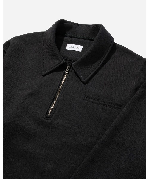 Saturdays NYC（サタデーズ ニューヨークシティ ）の「Mott Fundamental Quarter Zip（Tシャツ/カットソー・メンズ・ブラック/オリーブ・XL/L/S/M/X-SMALL/XXL）」の13枚目の写真