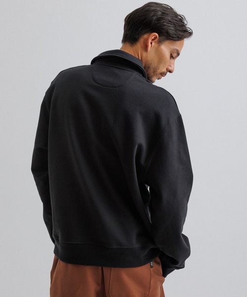 Saturdays NYC（サタデーズ ニューヨークシティ ）の「Mott Fundamental Quarter Zip（Tシャツ/カットソー・メンズ・ブラック/オリーブ・XL/L/S/M/X-SMALL/XXL）」の21枚目の写真