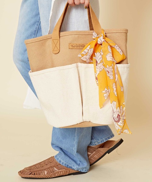 チャイハネ(チャイハネ)の「【チャイハネ】アイシュリボンスカーフ(ストール/ショール・レディース・ブラック/ブルー/ブラウン/グレー/カーキ/オレンジ/パープル/ワイン/イエロー・FREE)」の14枚目の写真