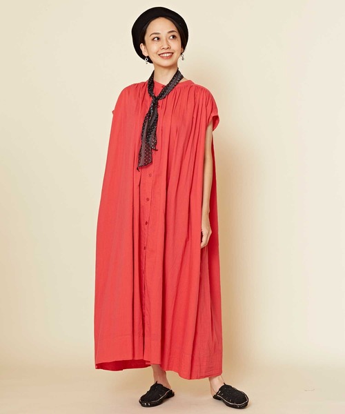 チャイハネ(チャイハネ)の「【チャイハネ】アイシュリボンスカーフ(ストール/ショール・レディース・ブラック/ブルー/ブラウン/グレー/カーキ/オレンジ/パープル/ワイン/イエロー・FREE)」の11枚目の写真