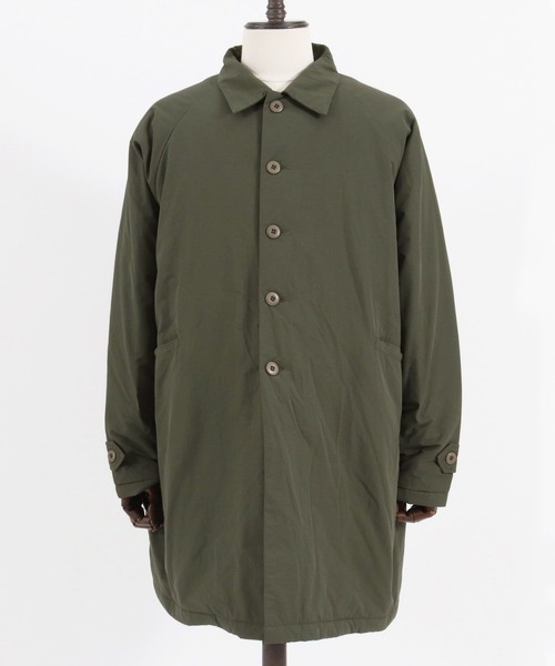 CAMBIO(カンビオ)の「mj8781-Cotton Nylon Balmacaan Coat コート(ダウンジャケット/コート・メンズ・オリーブ/ベージュ/ブラック・M/L)」の18枚目の写真