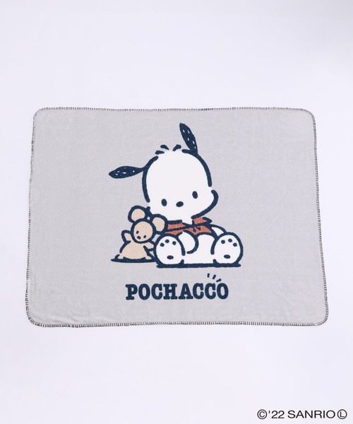 LEPSIM（レプシィム）の「【サンリオキャラクター】ブランケット　294874（ブランケット・レディース・オフホワイト/グレー・ONE SIZE）」の4枚目の写真