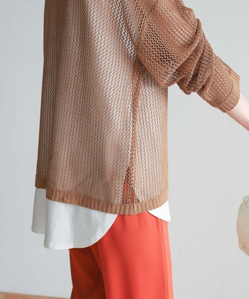 URBAN RESEARCH DOORS（アーバンリサーチドアーズ）の「USAコットンロングタンクトップ（タンクトップ・レディース・オフホワイト・MEDIUM）」の11枚目の写真