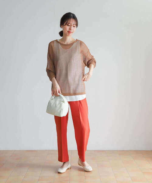 URBAN RESEARCH DOORS（アーバンリサーチドアーズ）の「USAコットンロングタンクトップ（タンクトップ・レディース・オフホワイト・MEDIUM）」の10枚目の写真