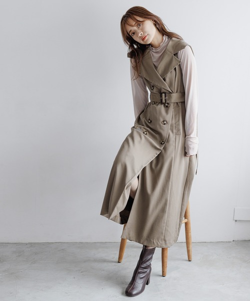 mysty woman（ミスティウーマン）の「クシュクシュスリーブシアープルオーバー（Tシャツ/カットソー・レディース・ホワイト/ブラック/モカ/グリーン/アイボリー・FREE）」の22枚目の写真