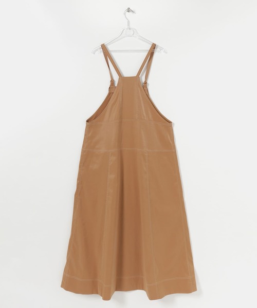 LAATO（ラート）の「APRON CAMI ONE PIECE（ワンピース・レディース・ブラック/キャメル・FREE）」の7枚目の写真