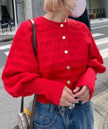 Alley by w closet | 【2WAY】【Alley】ハートニットカーディガン(ニット/セーター)