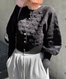 Alley by w closet | 【2WAY】【Alley】ハートニットカーディガン(ニット/セーター)