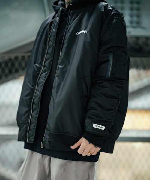 Subciety(サブサエティ)の「MA-1(MA-1・メンズ・グレー/オリーブ/ブラック・X-LARGE/MEDIUM/LARGE)」の14枚目の写真