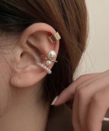 Ritomo De Ricco | スターリングシルバーイヤーカフ3点セット！金属アレルギー対応(イヤーカフ)