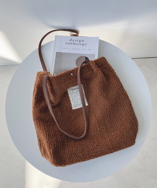 AS KNOW AS plus（アズノゥアズプラス）の「♪ハンドルタックトートバッグ（トートバッグ・レディース・ライトグレー/ブラック/ベージュ/グレー/ピンク/ブラウン系その他/ゼブラ/ライトグレー系/アイボリー系/ブラウン系/ブラック系/グリーン/ブルー/グレー系/ネイビー系/ピンク系/ベージュ系/ブルー系1/グレー系1/ベージュ系1/ブラック系1/シルバー/ブロンズ/グレー系2・FREE）」の12枚目の写真