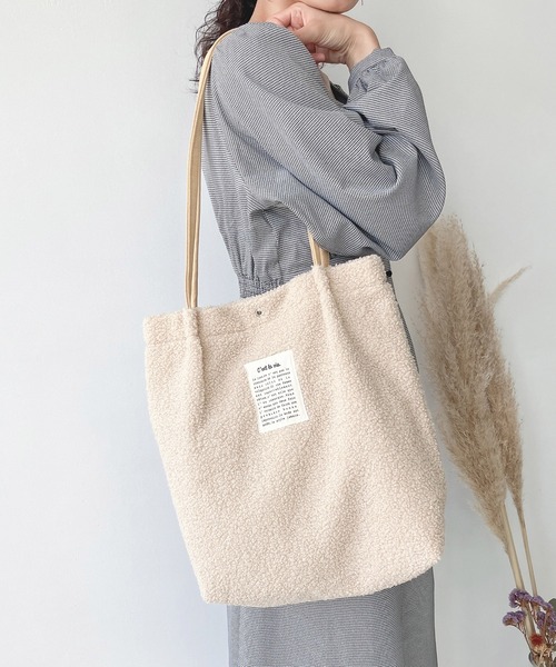 AS KNOW AS plus（アズノゥアズプラス）の「♪ハンドルタックトートバッグ（トートバッグ・レディース・ライトグレー/ブラック/ベージュ/グレー/ピンク/ブラウン系その他/ゼブラ/ライトグレー系/アイボリー系/ブラウン系/ブラック系/グリーン/ブルー/グレー系/ネイビー系/ピンク系/ベージュ系/ブルー系1/グレー系1/ベージュ系1/ブラック系1/シルバー/ブロンズ/グレー系2・FREE）」の16枚目の写真