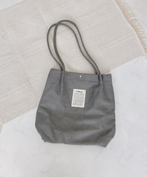 AS KNOW AS plus（アズノゥアズプラス）の「♪ハンドルタックトートバッグ（トートバッグ・レディース・ライトグレー/ブラック/ベージュ/グレー/ピンク/ブラウン系その他/ゼブラ/ライトグレー系/アイボリー系/ブラウン系/ブラック系/グリーン/ブルー/グレー系/ネイビー系/ピンク系/ベージュ系/ブルー系1/グレー系1/ベージュ系1/ブラック系1/シルバー/ブロンズ/グレー系2・FREE）」の6枚目の写真