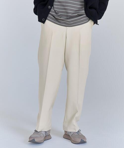 green label relaxing（グリーンレーベルリラクシング）の「ポリエステルツイル ワイド ストレート カラーパンツ -防シワ-（その他パンツ・メンズ・ブラック/ベージュ/ケリー/ロイヤルブルー・S/M/L）」の3枚目の写真