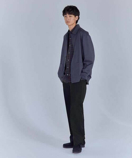 green label relaxing（グリーンレーベルリラクシング）の「ポリエステルツイル ワイド ストレート カラーパンツ -防シワ-（その他パンツ・メンズ・ブラック/ベージュ/ケリー/ロイヤルブルー・S/M/L）」の5枚目の写真