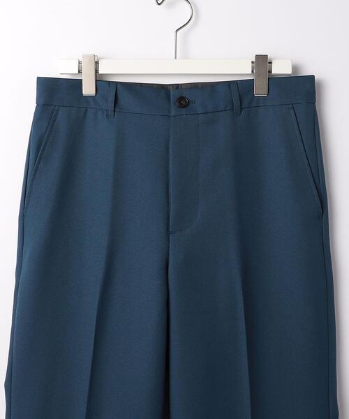 green label relaxing（グリーンレーベルリラクシング）の「ポリエステルツイル ワイド ストレート カラーパンツ -防シワ-（その他パンツ・メンズ・ブラック/ベージュ/ケリー/ロイヤルブルー・S/M/L）」の10枚目の写真