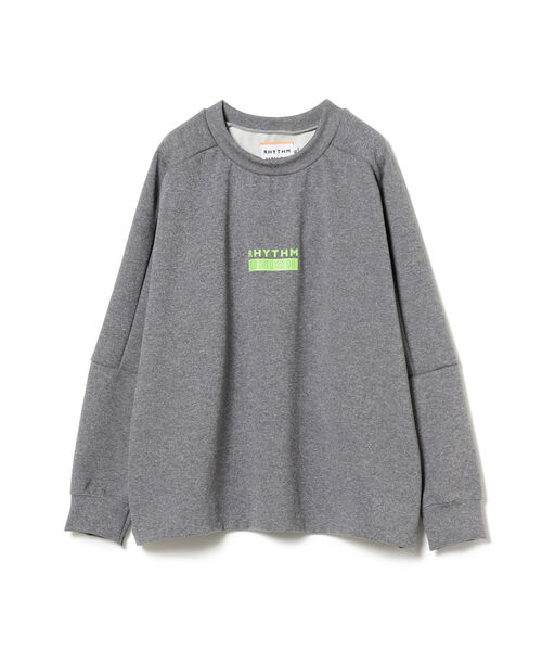 こども ビームス(コドモビームス)の「RHYTHM UNION / ビッグシルエット ロングスリーブ Tシャツ 22(100~160cm)(Tシャツ/カットソー・キッズ・ホワイト/グレー・100/110/120/130/140/150/160)」の6枚目の写真