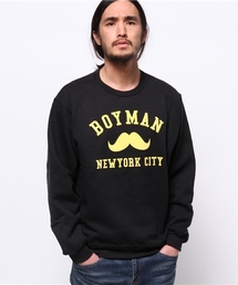 【WHO'S WHO gallery】BYクルーネック裏フリース
