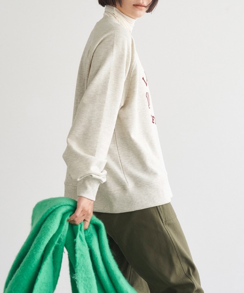 Labrador Retriever（ラブラドールリトリーバー）の「Labrador Retriever/ラブラドールレトリーバー  別注 スウェット カレッジロゴプルオーバー（スウェット・レディース・チャコール/ネイビー/オートミール/アイボリー・FREE）」の6枚目の写真