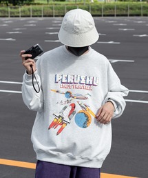 Perushu | レトロスペース裏毛スウェット(スウェット)