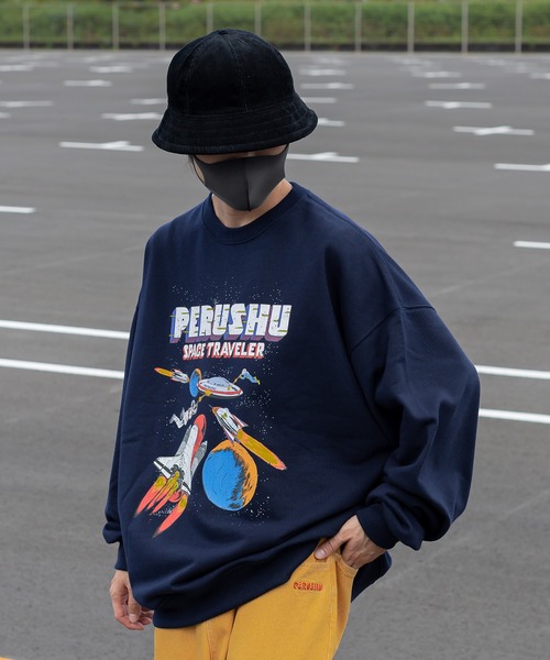セール】レトロスペース裏毛スウェット（スウェット）｜Perushu