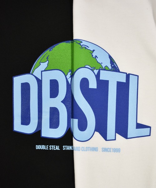 DOUBLE STEAL（ダブルスティール）の「DBSTL Earth Logo 長袖Tシャツ（Tシャツ/カットソー・メンズ・ホワイト/ブラック・MEDIUM/X-LARGE/LARGE）」の5枚目の写真