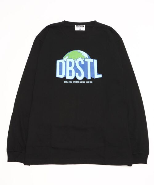 DOUBLE STEAL（ダブルスティール）の「DBSTL Earth Logo 長袖Tシャツ（Tシャツ/カットソー・メンズ・ホワイト/ブラック・MEDIUM/X-LARGE/LARGE）」の14枚目の写真