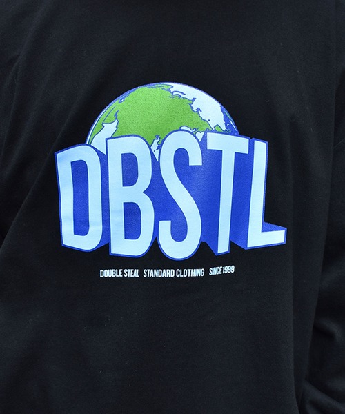 DOUBLE STEAL（ダブルスティール）の「DBSTL Earth Logo 長袖Tシャツ（Tシャツ/カットソー・メンズ・ホワイト/ブラック・MEDIUM/X-LARGE/LARGE）」の11枚目の写真