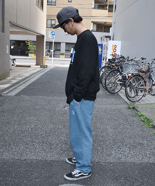 DOUBLE STEAL（ダブルスティール）の「DBSTL Earth Logo 長袖Tシャツ（Tシャツ/カットソー・メンズ・ホワイト/ブラック・MEDIUM/X-LARGE/LARGE）」の12枚目の写真