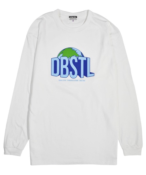 DOUBLE STEAL（ダブルスティール）の「DBSTL Earth Logo 長袖Tシャツ（Tシャツ/カットソー・メンズ・ホワイト/ブラック・MEDIUM/X-LARGE/LARGE）」の16枚目の写真