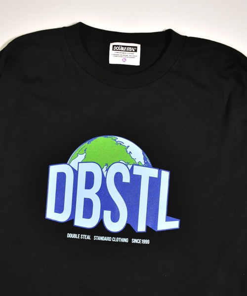DOUBLE STEAL（ダブルスティール）の「DBSTL Earth Logo 長袖Tシャツ（Tシャツ/カットソー・メンズ・ホワイト/ブラック・MEDIUM/X-LARGE/LARGE）」の15枚目の写真