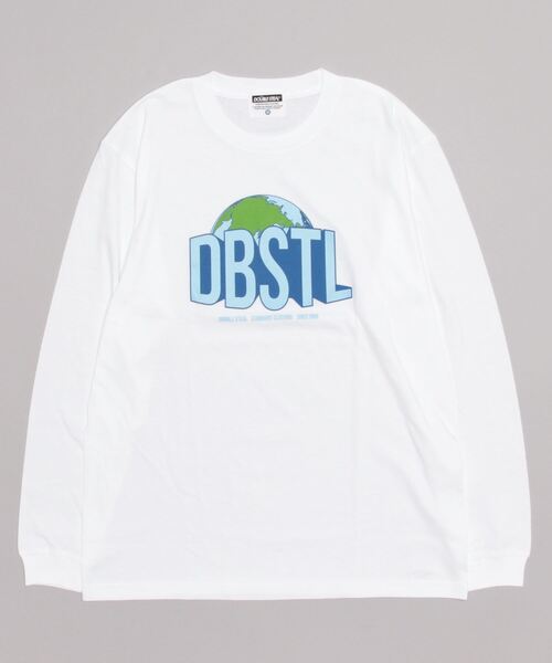 DOUBLE STEAL（ダブルスティール）の「DBSTL Earth Logo 長袖Tシャツ（Tシャツ/カットソー・メンズ・ホワイト/ブラック・MEDIUM/X-LARGE/LARGE）」の18枚目の写真