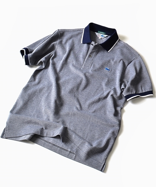 LACOSTE（ラコステ）の「LACOSTE(ラコステ): SHIPS40周年 【別注】 バーズアイ/ポロシャツ■（ポロシャツ・メンズ・グレー/ネイビー/ライトブルー・X-SMALL/SMALL/MEDIUM/LARGE/X-LARGE）」の3枚目の写真