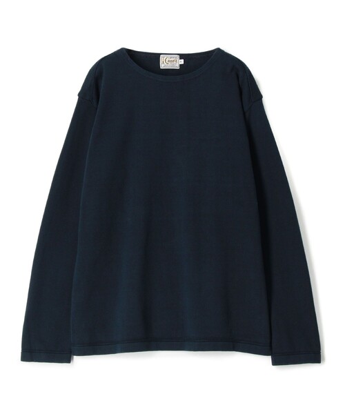 TOMORROWLAND (トゥモローランド)の「【別注】KANELL×SUPER A MARKET VINTAGE JERSEY BONAPARTE" ソリッドTシャツ"(Tシャツ/カットソー・レディース・ライトピンク/サックスブルー/ライトグリーン/ネイビー・M)」の2枚目の写真