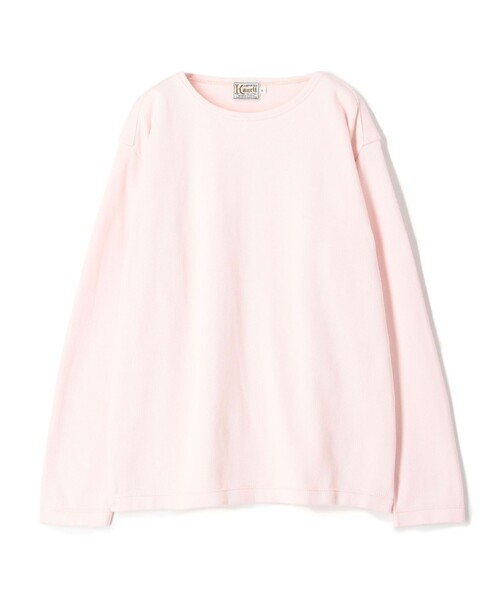 TOMORROWLAND (トゥモローランド)の「【別注】KANELL×SUPER A MARKET VINTAGE JERSEY BONAPARTE" ソリッドTシャツ"(Tシャツ/カットソー・レディース・ライトピンク/サックスブルー/ライトグリーン/ネイビー・M)」の4枚目の写真
