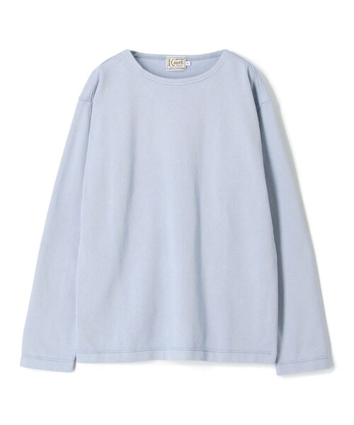 TOMORROWLAND (トゥモローランド)の「【別注】KANELL×SUPER A MARKET VINTAGE JERSEY BONAPARTE" ソリッドTシャツ"(Tシャツ/カットソー・レディース・ライトピンク/サックスブルー/ライトグリーン/ネイビー・M)」の3枚目の写真