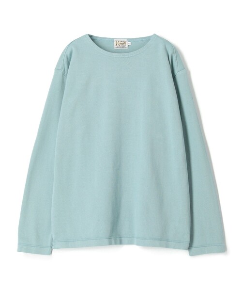 TOMORROWLAND (トゥモローランド)の「【別注】KANELL×SUPER A MARKET VINTAGE JERSEY BONAPARTE" ソリッドTシャツ"(Tシャツ/カットソー・レディース・ライトピンク/サックスブルー/ライトグリーン/ネイビー・M)」の1枚目の写真
