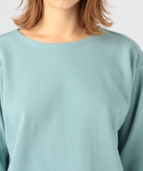 TOMORROWLAND (トゥモローランド)の「【別注】KANELL×SUPER A MARKET VINTAGE JERSEY BONAPARTE" ソリッドTシャツ"(Tシャツ/カットソー・レディース・ライトピンク/サックスブルー/ライトグリーン/ネイビー・M)」の9枚目の写真