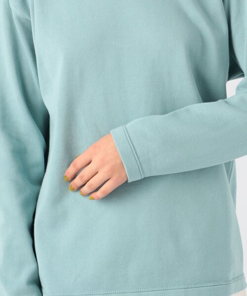 TOMORROWLAND (トゥモローランド)の「【別注】KANELL×SUPER A MARKET VINTAGE JERSEY BONAPARTE" ソリッドTシャツ"(Tシャツ/カットソー・レディース・ライトピンク/サックスブルー/ライトグリーン/ネイビー・M)」の11枚目の写真